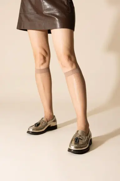 Brunello Cucinelli Metallic Sparkling Loafer | Thumbnail 3