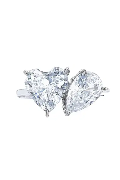 FANTASIA by DESERIO Moi Et Toi Heart Pear Ring | Thumbnail 1 FANTASIA by DESERIO Moi Et Toi Heart Pear Ring | Thumbnail 1