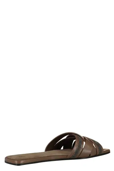 Brunello Cucinelli Monili Braid Slides | Thumbnail 6