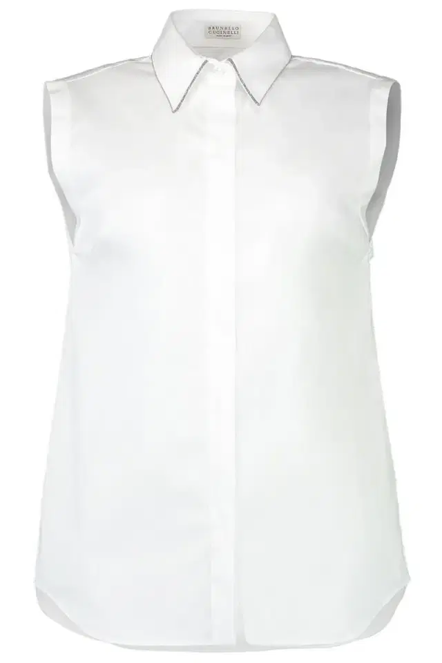 Monili Trim Sleeveless Top Monili Trim Sleeveless Top