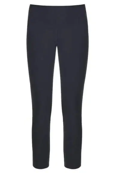 Veronica Beard Navy Zip Back Scuba Pant | Thumbnail 1 Veronica Beard Navy Zip Back Scuba Pant | Thumbnail 1