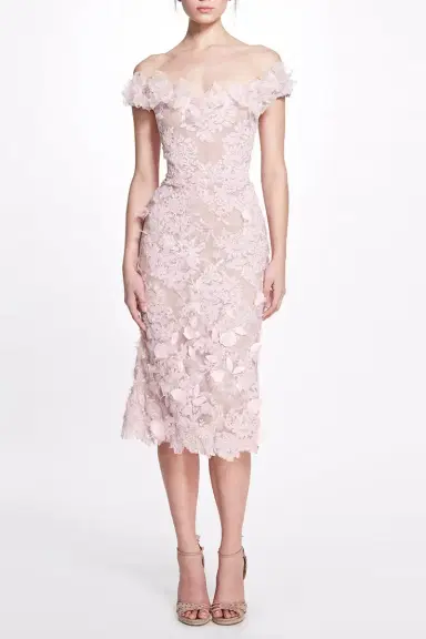 MARCHESA Off Shoulder Dress | Thumbnail 2 MARCHESA Off Shoulder Dress | Thumbnail 2