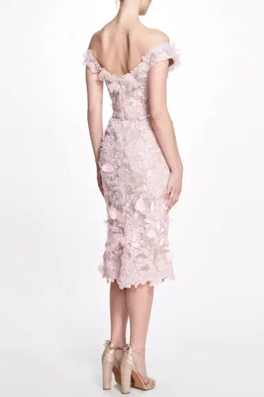 MARCHESA Off Shoulder Dress | Thumbnail 4 MARCHESA Off Shoulder Dress | Thumbnail 4