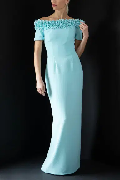 CATHERINE REGEHR Off the Shoulder Daisy Sheath Dress | Thumbnail 2
