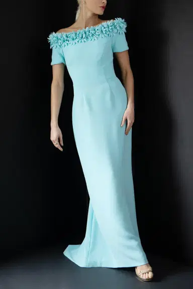 CATHERINE REGEHR Off the Shoulder Daisy Sheath Dress | Thumbnail 3