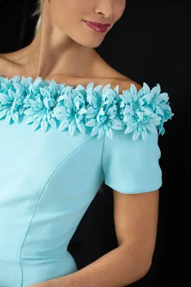 CATHERINE REGEHR Off the Shoulder Daisy Sheath Dress | Thumbnail 4