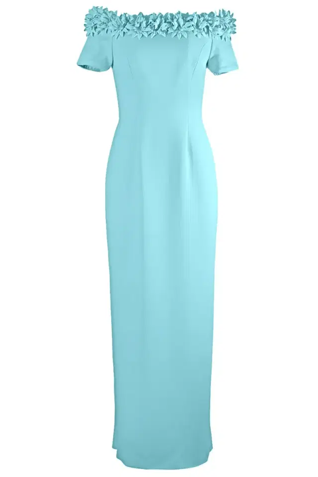 Off the Shoulder Daisy Sheath Dress