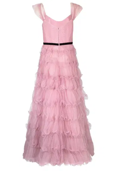 Marchesa Notte Off The Shoulder Gown | Thumbnail 5