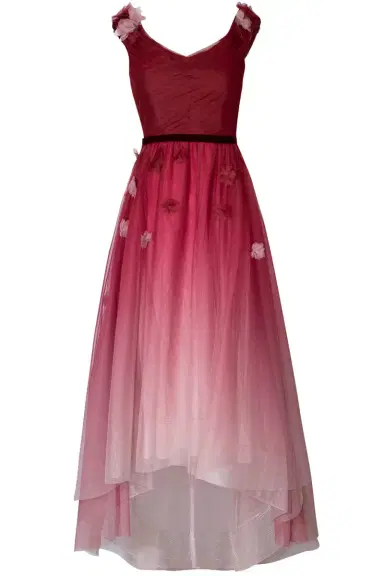 Marchesa Notte Off The Shoulder Ombre Gown | Thumbnail 1
