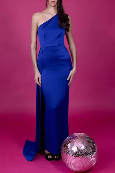 Alex Perry One Shoulder Column Dress | Thumbnail 2