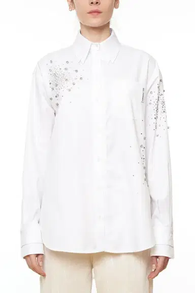 DES_PHEMMES Oversized Button Up Shirt | Thumbnail 2