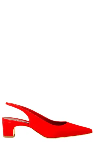 Manolo Blahnik Paledaba Gala Slingback - Red | Thumbnail 1