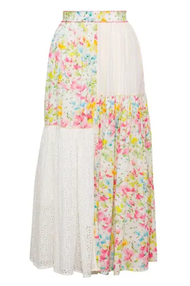 BYTIMO Patchwork Maxi Skirt | Thumbnail 1