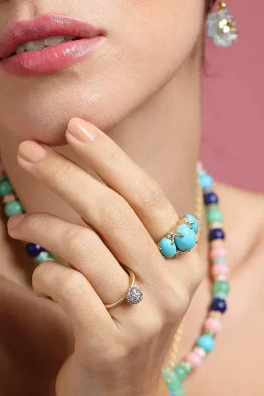 IRENE NEUWIRTH JEWELRY Pave Diamond Gumball Ring | Thumbnail 2