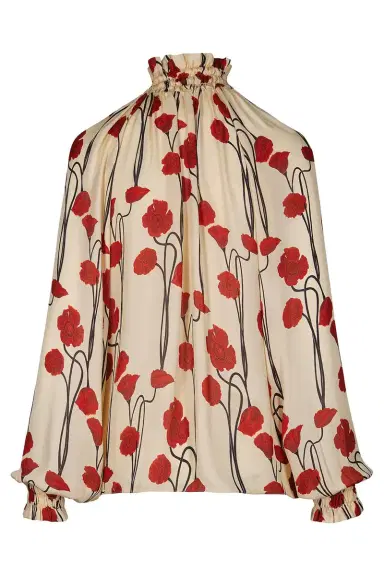 Johanna Ortiz Petalos Rojos Top | Thumbnail 5