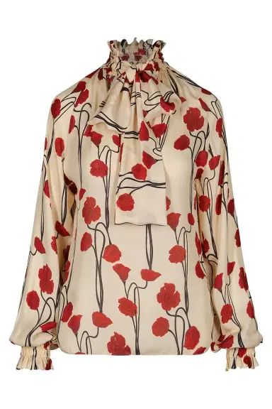 Johanna Ortiz Petalos Rojos Top | Thumbnail 1