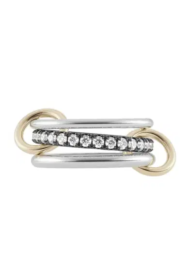 Spinelli Kilcollin Petunia SP and Diamond 3 Link Rings | Thumbnail 1 Spinelli Kilcollin Petunia SP and Diamond 3 Link Rings | Thumbnail 1