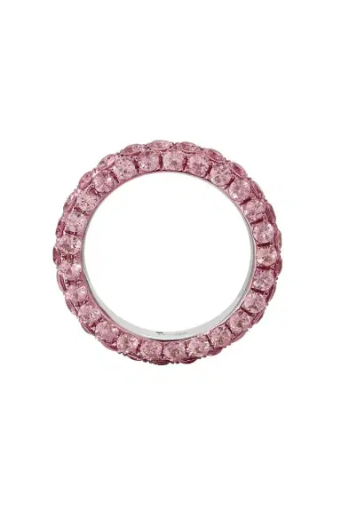 GRAZIELA Pink Sapphire 3 Sided Ring | Thumbnail 5
