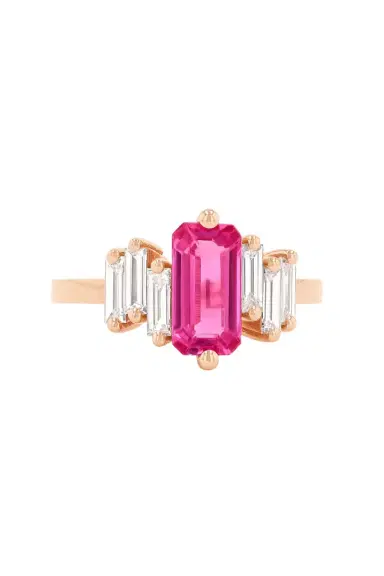 Suzanne Kalan Pink Sapphire Diamond Ring | Thumbnail 1