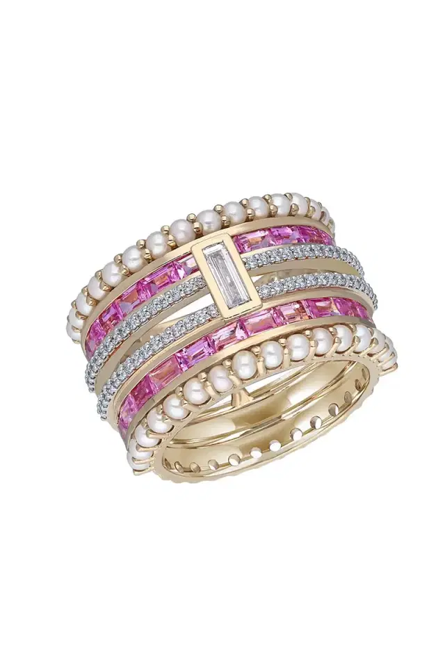 Pink Sapphire Kyoto Ring