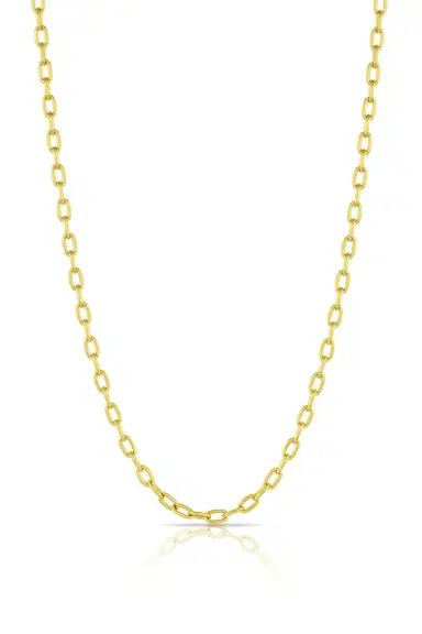 LEIGH MAXWELL Plain Toggle Oval Link Chain | Thumbnail 1