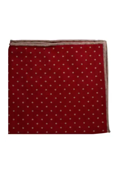 ELEVENTY Pocket Square - Red Dot | Thumbnail 1