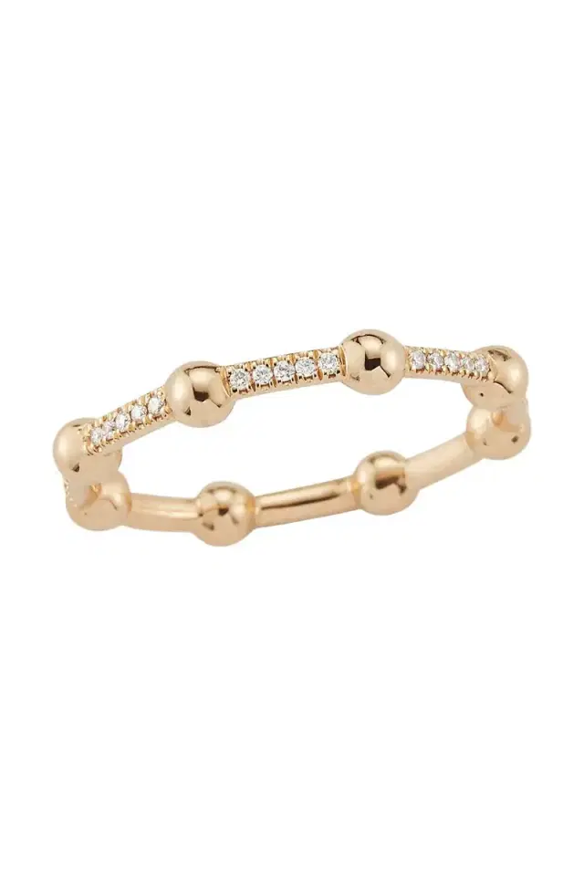 DANA REBECCA DESIGNS Poppy Rae Large Diamond Pebble Ring