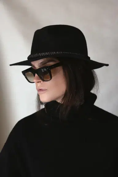 Brunello Cucinelli Precious Braided Band Fedora | Thumbnail 2