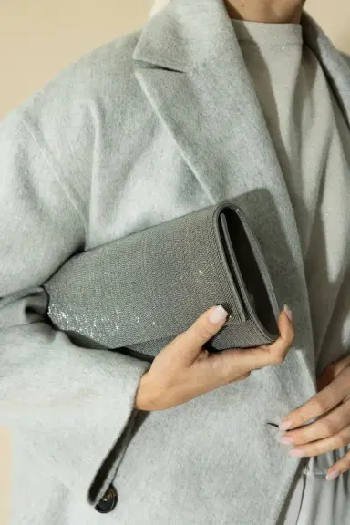 Brunello Cucinelli Precious Clutch - Slate | Thumbnail 2 Brunello Cucinelli Precious Clutch - Slate | Thumbnail 2