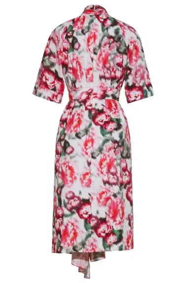 Adam Lippes Printed Asym Dress | Thumbnail 8