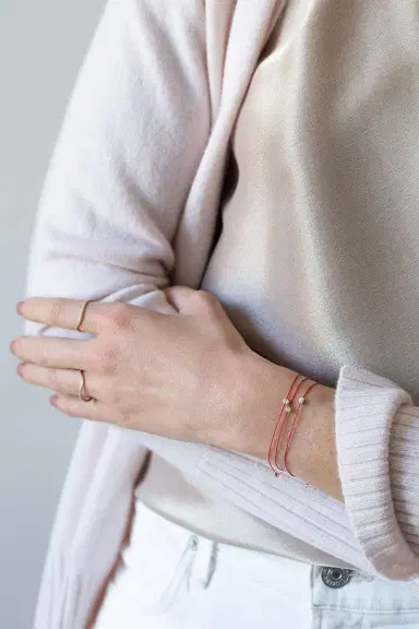 REDLINE Pure Diamond Red Cord Bracelet | Thumbnail 2