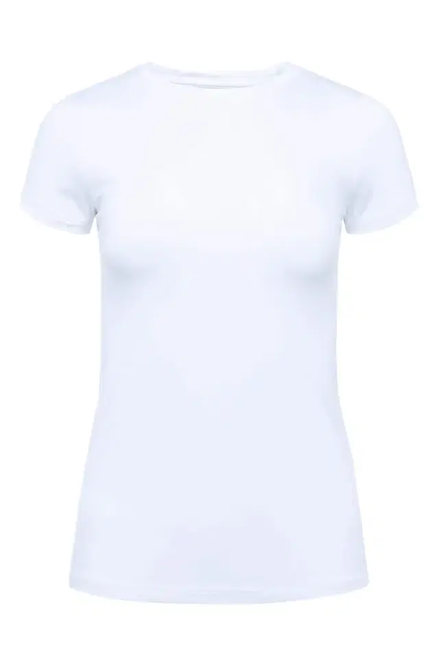 L'Agence Ressi Micro Rib Tee - White