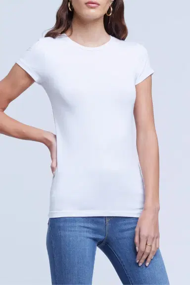 L'Agence Ressi Tee - White | Thumbnail 3