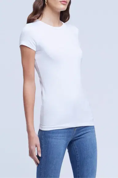 L'Agence Ressi Tee - White | Thumbnail 4
