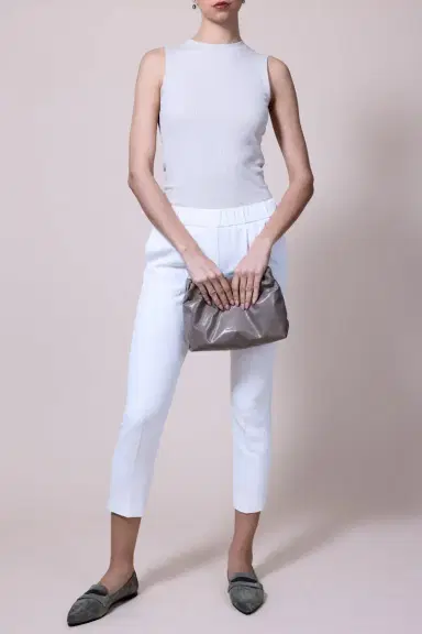 Brunello Cucinelli Ribbed Tank - Beige | Thumbnail 3