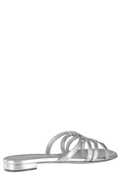 Manolo Blahnik Riran Sandal - Silver | Thumbnail 5