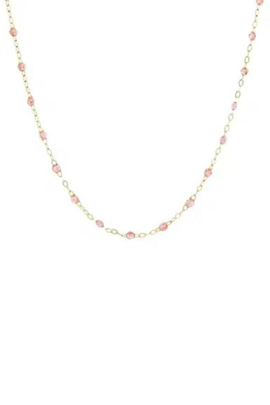 Gigi Clozeau Rose Bead Classic Gigi Sautoir Necklace | Thumbnail 1 Gigi Clozeau Rose Bead Classic Gigi Sautoir Necklace | Thumbnail 1