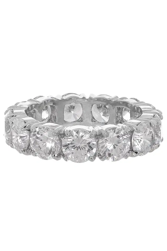 FANTASIA by DESERIO Round Cut Eternity Band