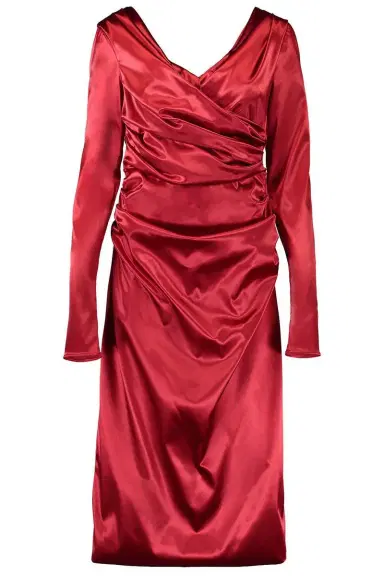 Dolce & Gabbana Ruched Midi Dress | Thumbnail 1