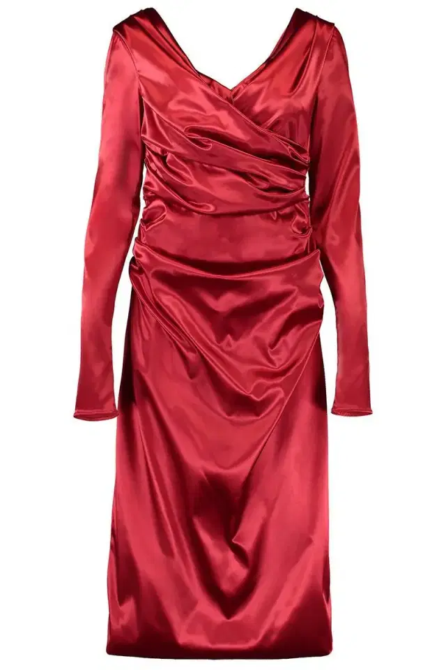 Ruched Midi Dress