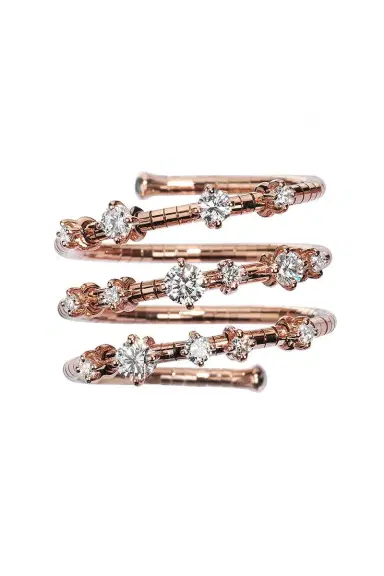 MATTIA CIELO Rugiada Diamond Three Wrap Ring | Thumbnail 1