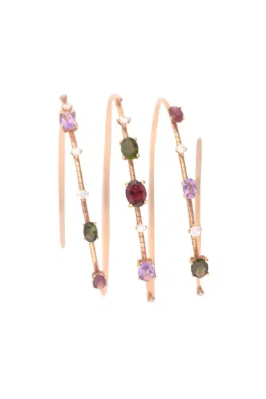 MATTIA CIELO Rugiada Three Circle Rainbow Bracelet | Thumbnail 1 MATTIA CIELO Rugiada Three Circle Rainbow Bracelet | Thumbnail 1