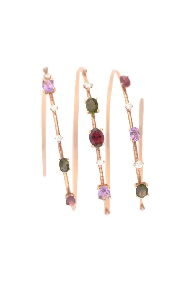 MATTIA CIELO Rugiada Three Circle Rainbow Bracelet
