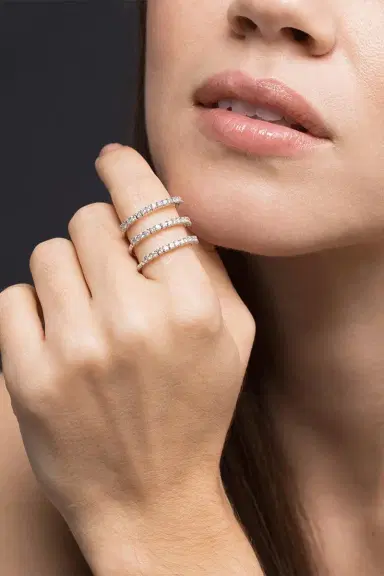 MATTIA CIELO Rugiada Three Wrap Diamond Ring | Thumbnail 2 MATTIA CIELO Rugiada Three Wrap Diamond Ring | Thumbnail 2