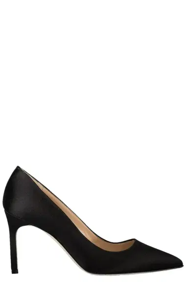 Manolo Blahnik Satin BB Pump | Thumbnail 1 Manolo Blahnik Satin BB Pump | Thumbnail 1
