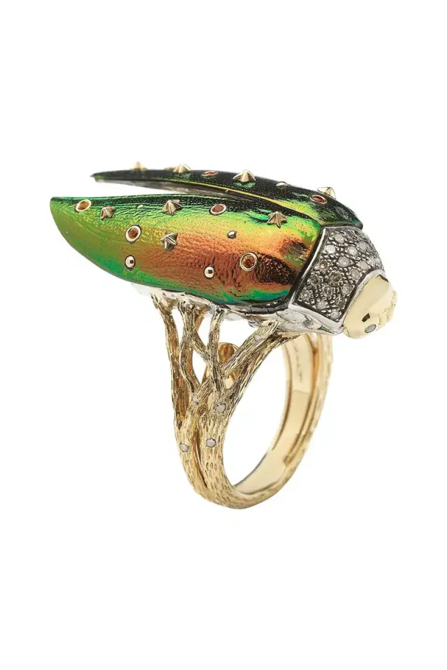 BIBI VAN DER VELDEN Scarab Fly Ring