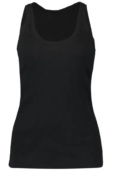 Brunello Cucinelli Scoop Neck Tank - Black | Thumbnail 1