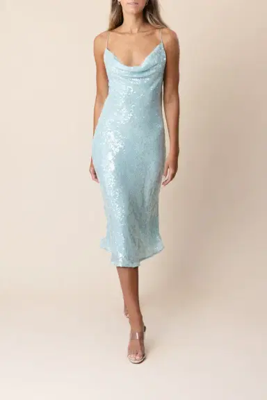 Lapointe Sequin Midi Dress | Thumbnail 2