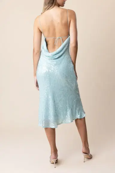 Lapointe Sequin Midi Dress | Thumbnail 4