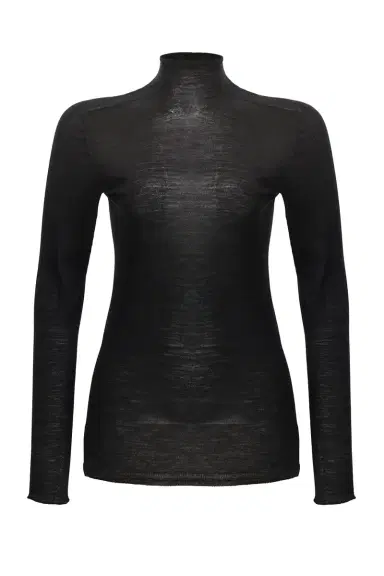 Carolina Herrera Sheer Long Sleeve Turtleneck | Thumbnail 1